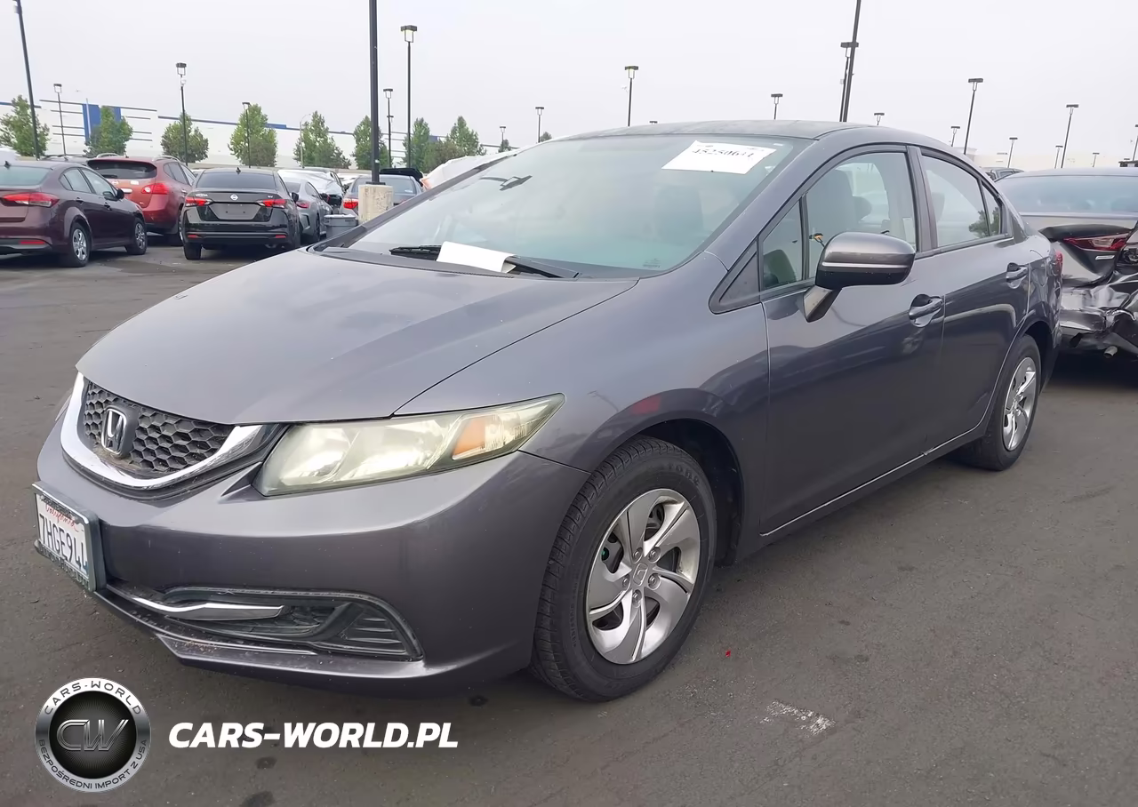 2014 Honda Civic Lx VIN:2HGFB2F5XEH555898 - 2