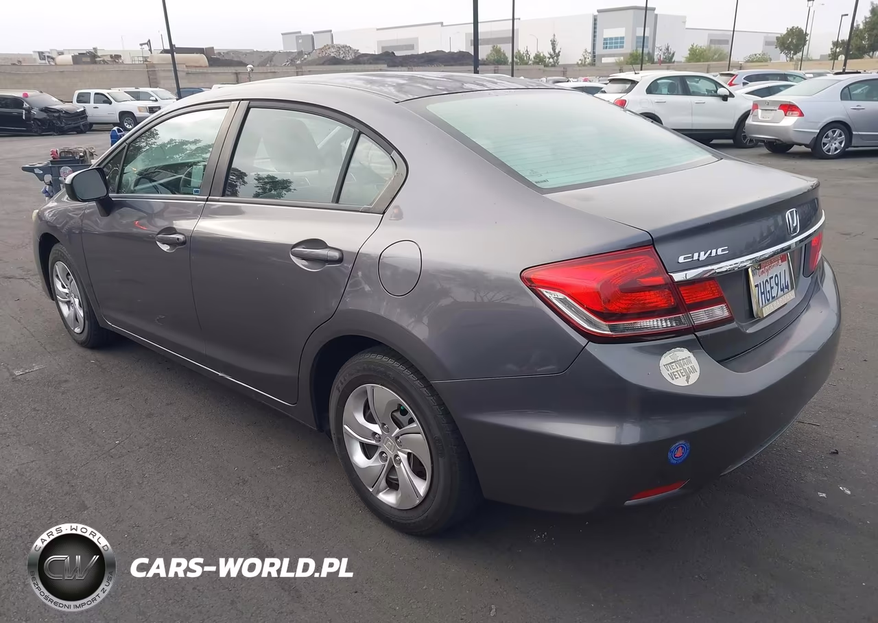 2014 Honda Civic Lx VIN:2HGFB2F5XEH555898 - 3