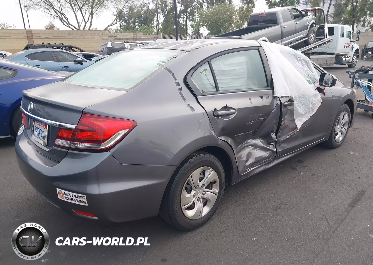2014 Honda Civic Lx VIN:2HGFB2F5XEH555898 - 4