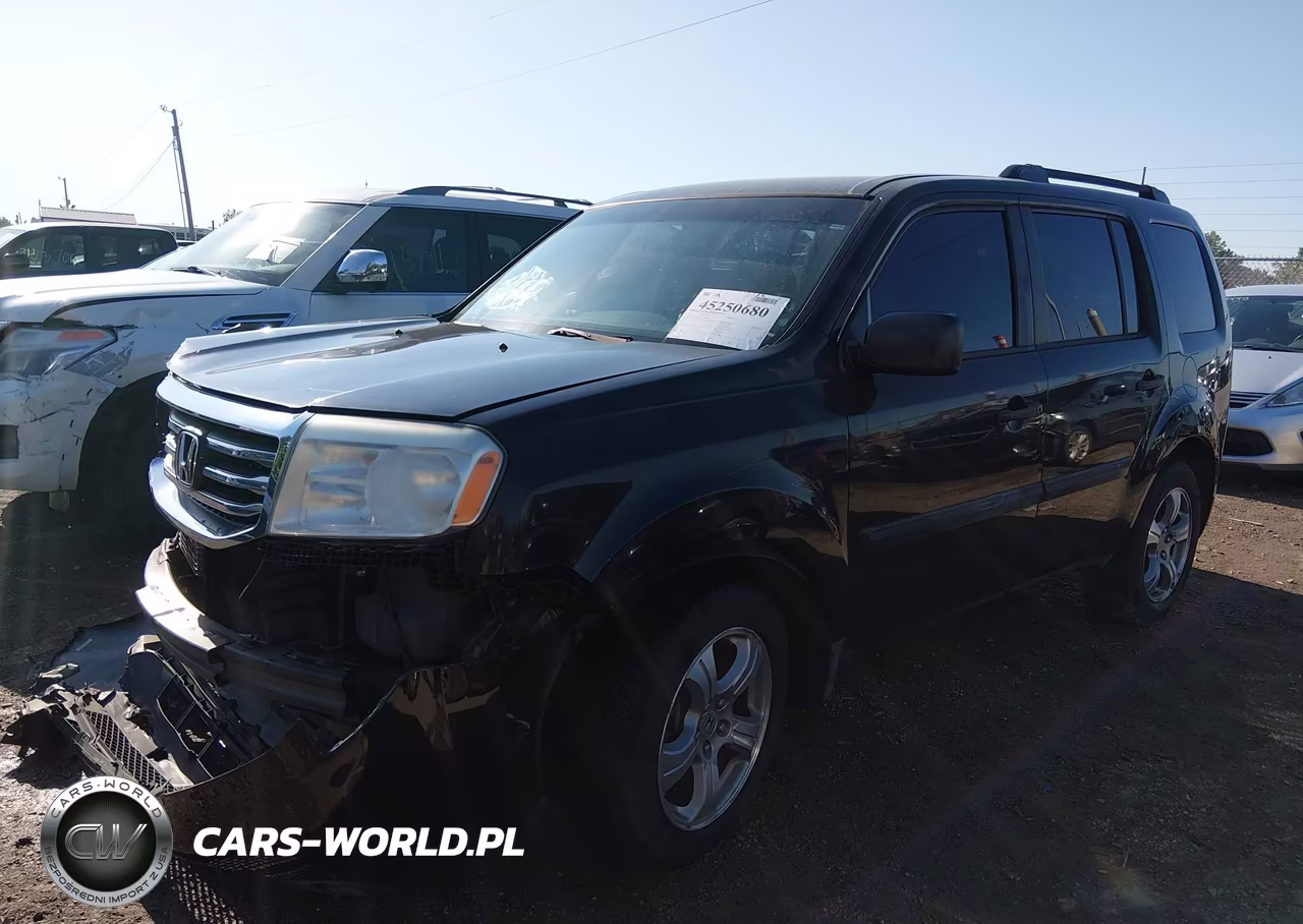 2012 Honda Pilot Lx VIN:5FNYF4H22CB013241 - 2