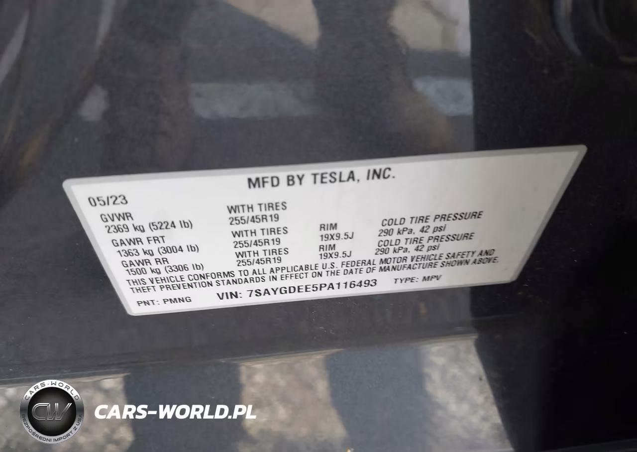 2023 Tesla Model Y Awd-Long Range Dual Motor All-Wheel Drive VIN:7SAYGDEE5PA116493 - 9