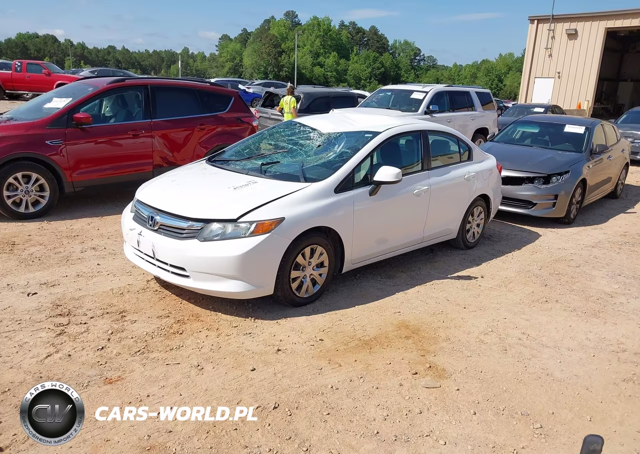 2012 Honda Civic Lx VIN:2HGFB2F55CH333668 - 2