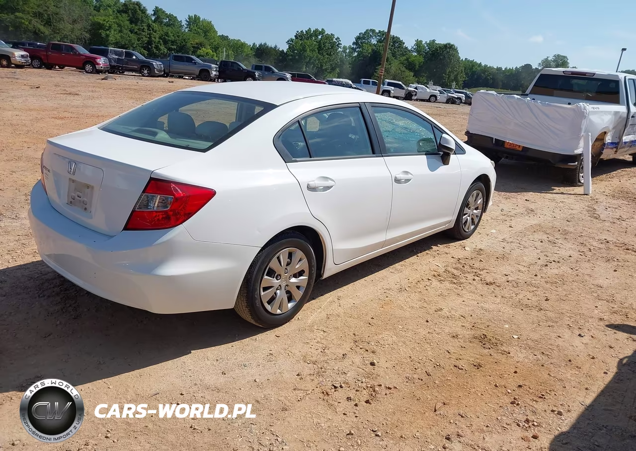 2012 Honda Civic Lx VIN:2HGFB2F55CH333668 - 4