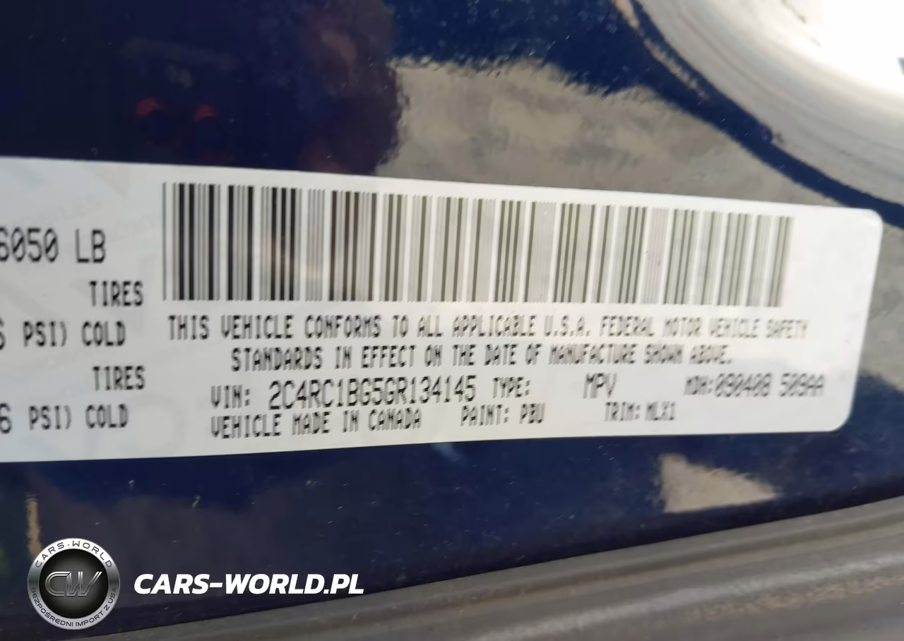 2016 Chrysler Town & Country Touring VIN:2C4RC1BG5GR134145 - 9