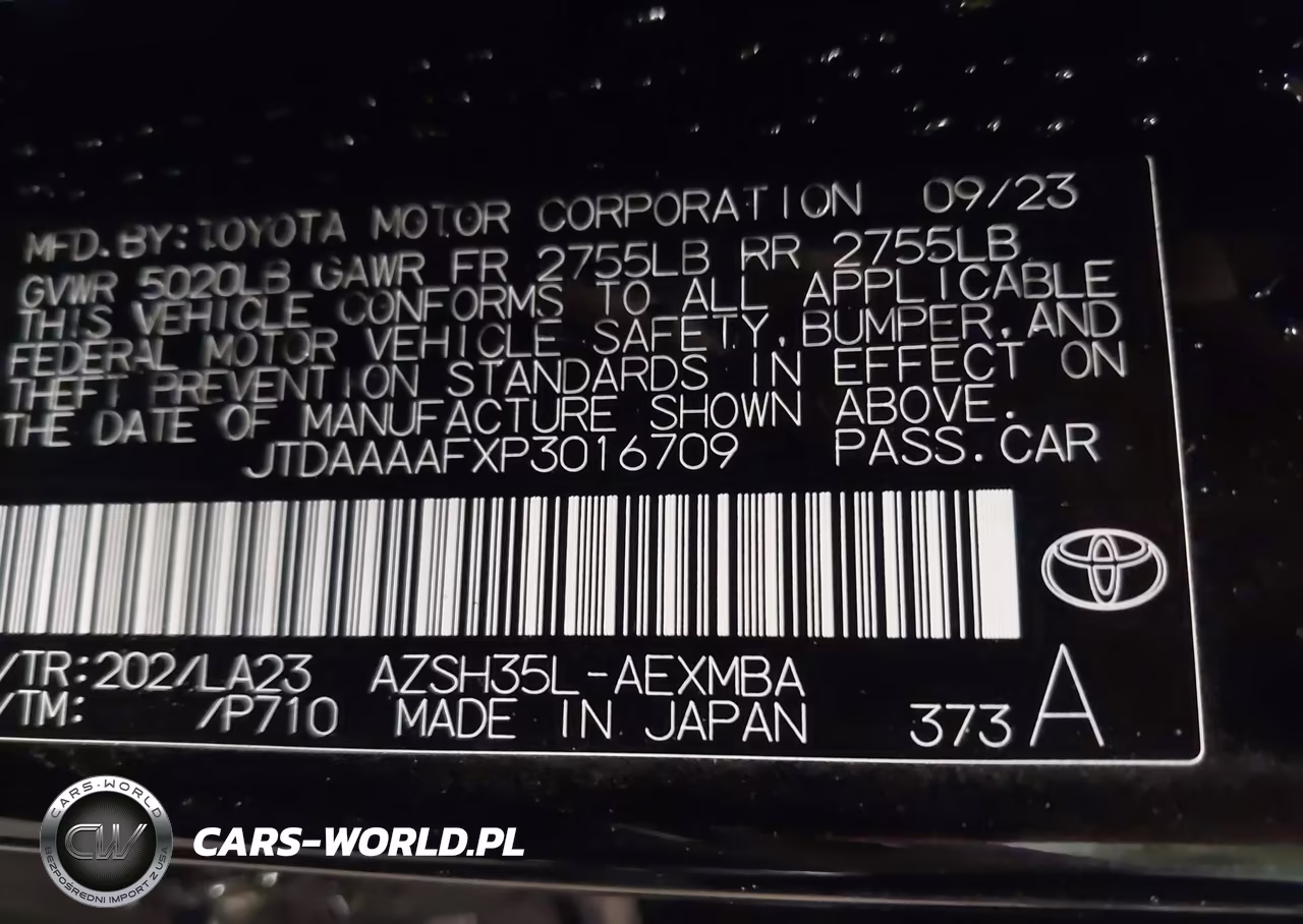 2023 Toyota Crown Limited VIN:JTDAAAAFXP3016709 - 9