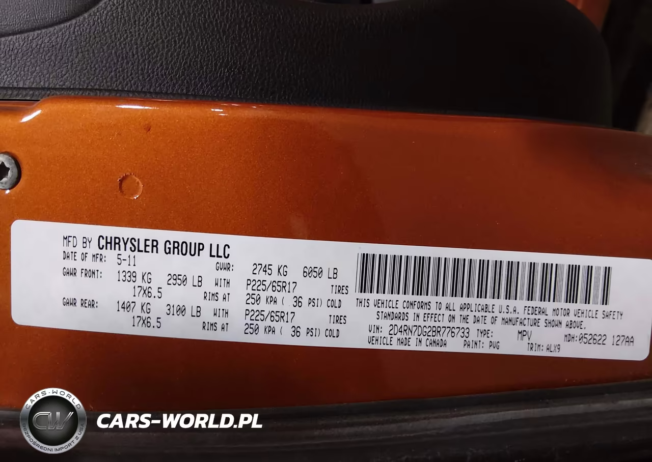 2011 Dodge Grand Caravan R-T VIN:2D4RN7DG2BR776733 - 9