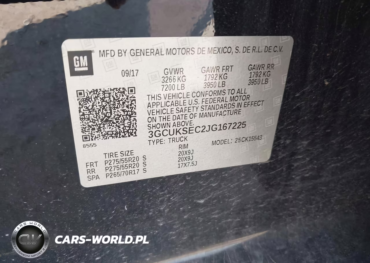 2018 Chevrolet Silverado 1500 1Lz VIN:3GCUKSEC2JG167225 - 9
