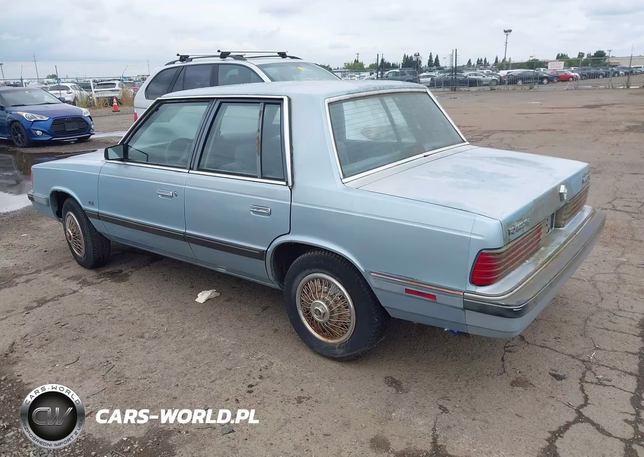 1987 Plymouth Reliant Le VIN:1P3BP36D2HF227831 - 3