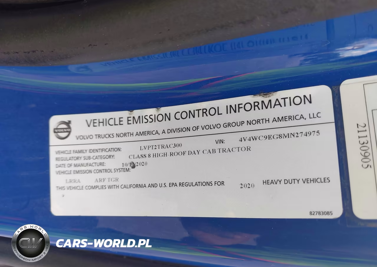 2021 Volvo Vnr VIN:4V4WC9EG8MN274975 - 8