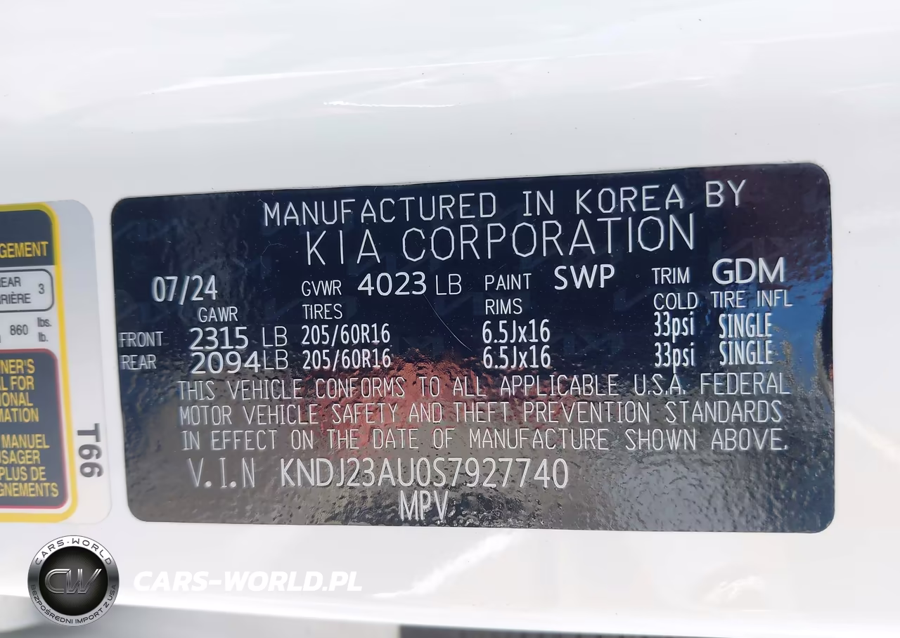 2025 Kia Soul Lx VIN:KNDJ23AU0S7927740 - 9