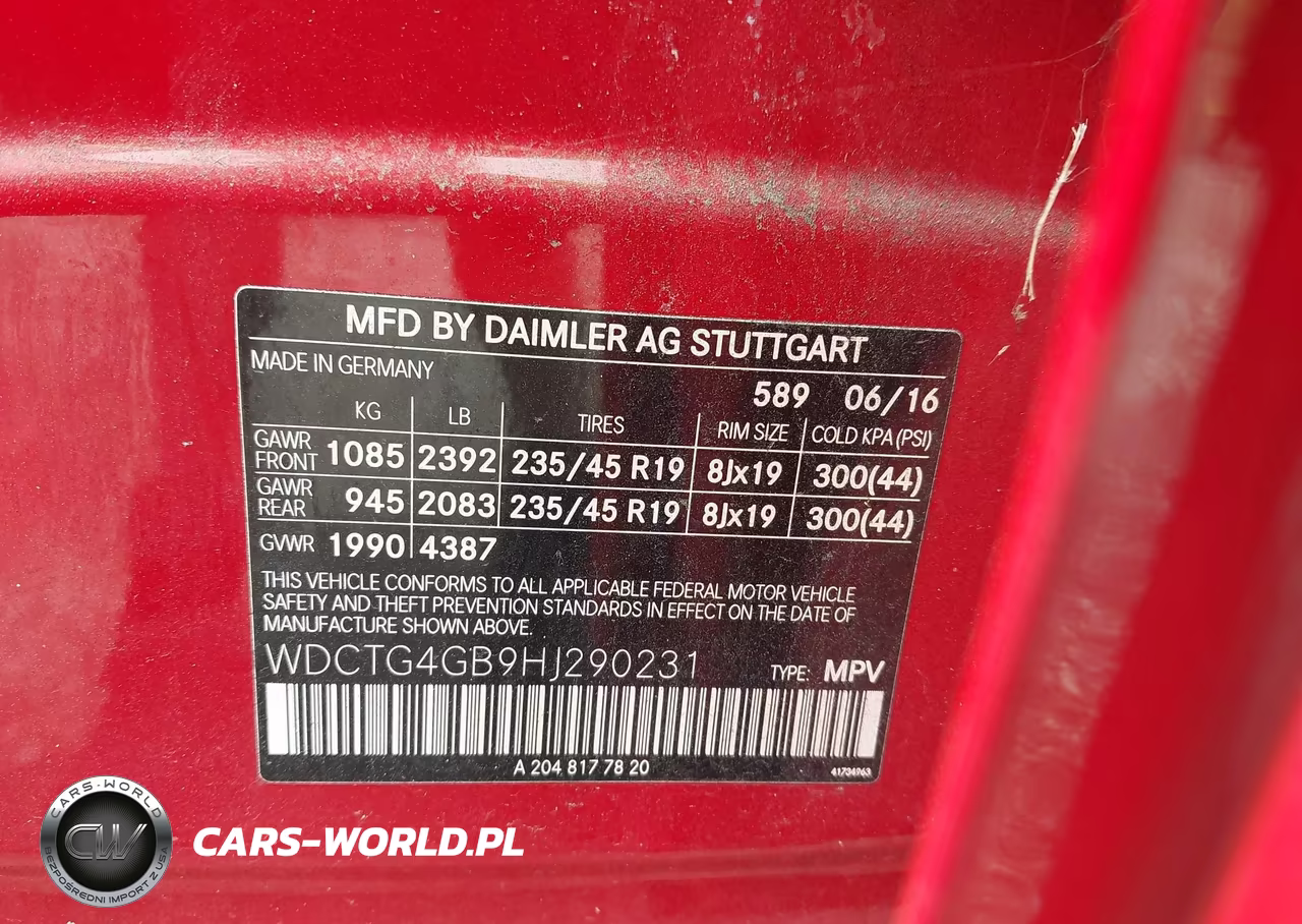 2017 Mercedes-Benz Gla 250 4Matic VIN:WDCTG4GB9HJ290231 - 9