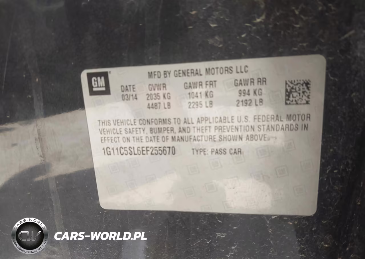 2014 Chevrolet Malibu 1Lt VIN:1G11C5SL6EF255670 - 7