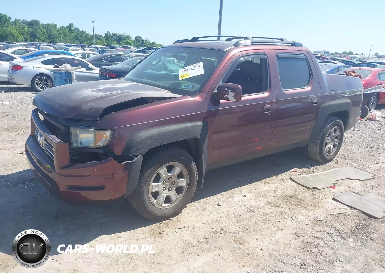 2008 Honda Ridgeline Rtl VIN:2HJYK16568H507283 - 2