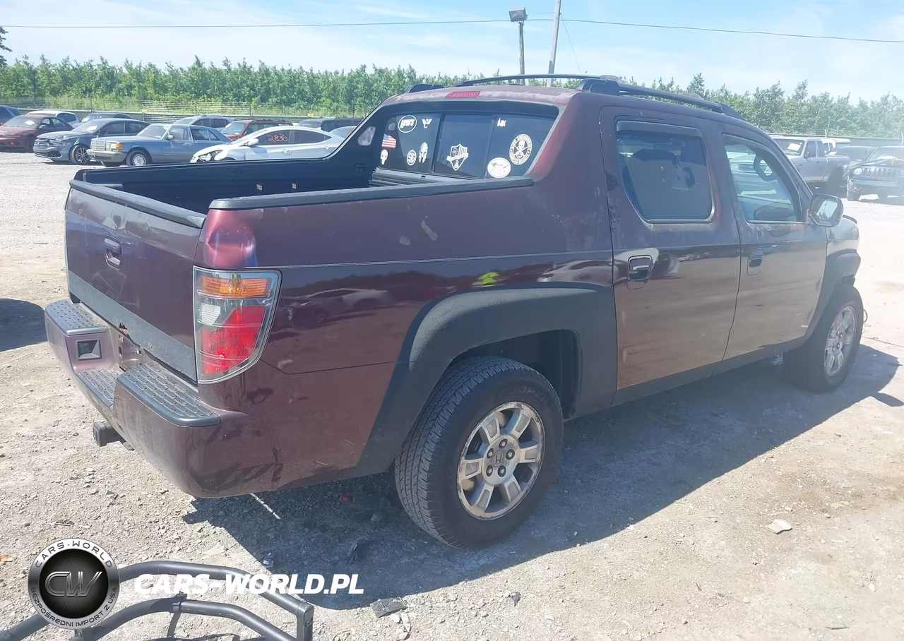 2008 Honda Ridgeline Rtl VIN:2HJYK16568H507283 - 4