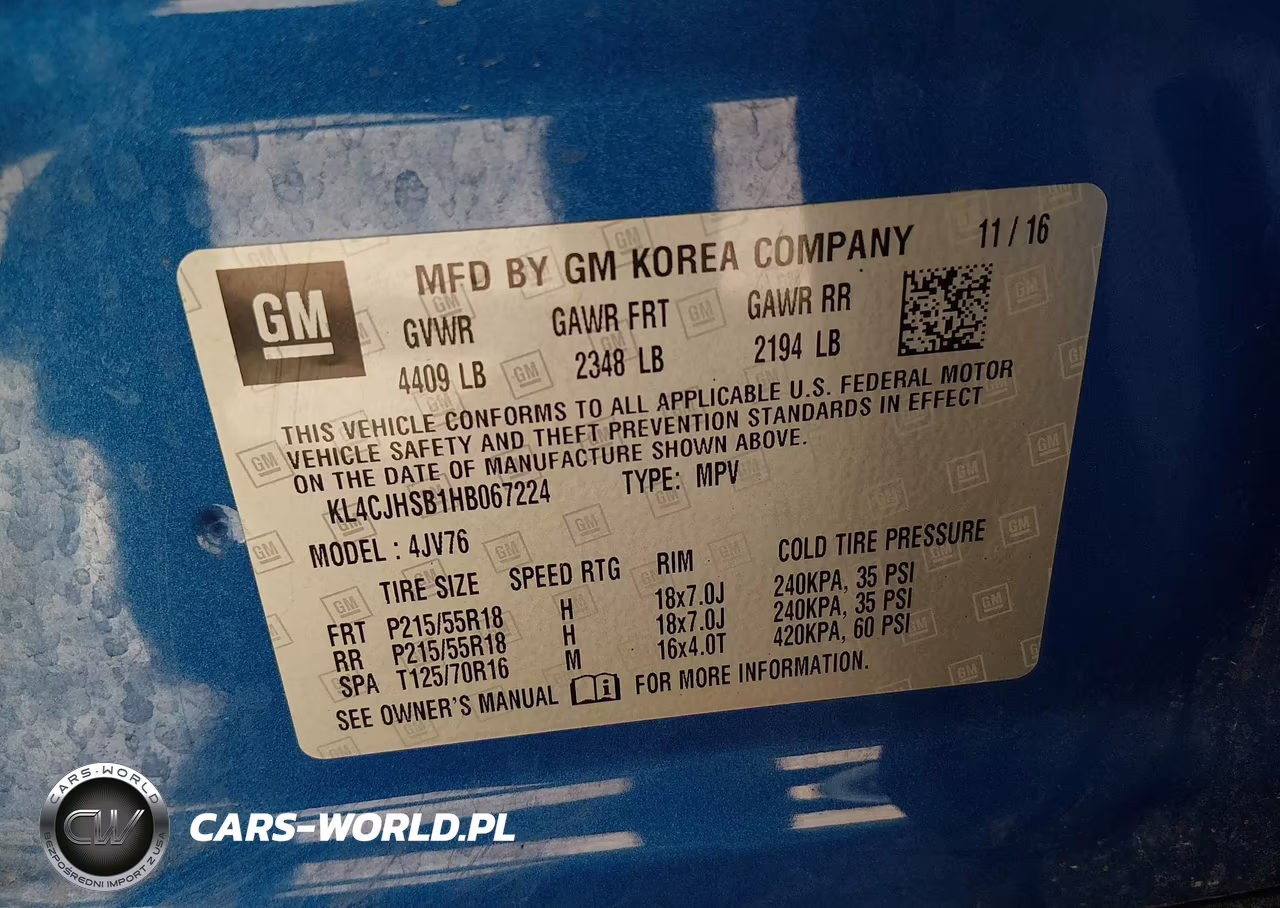 2017 Buick Encore Premium VIN:KL4CJHSB1HB067224 - 9