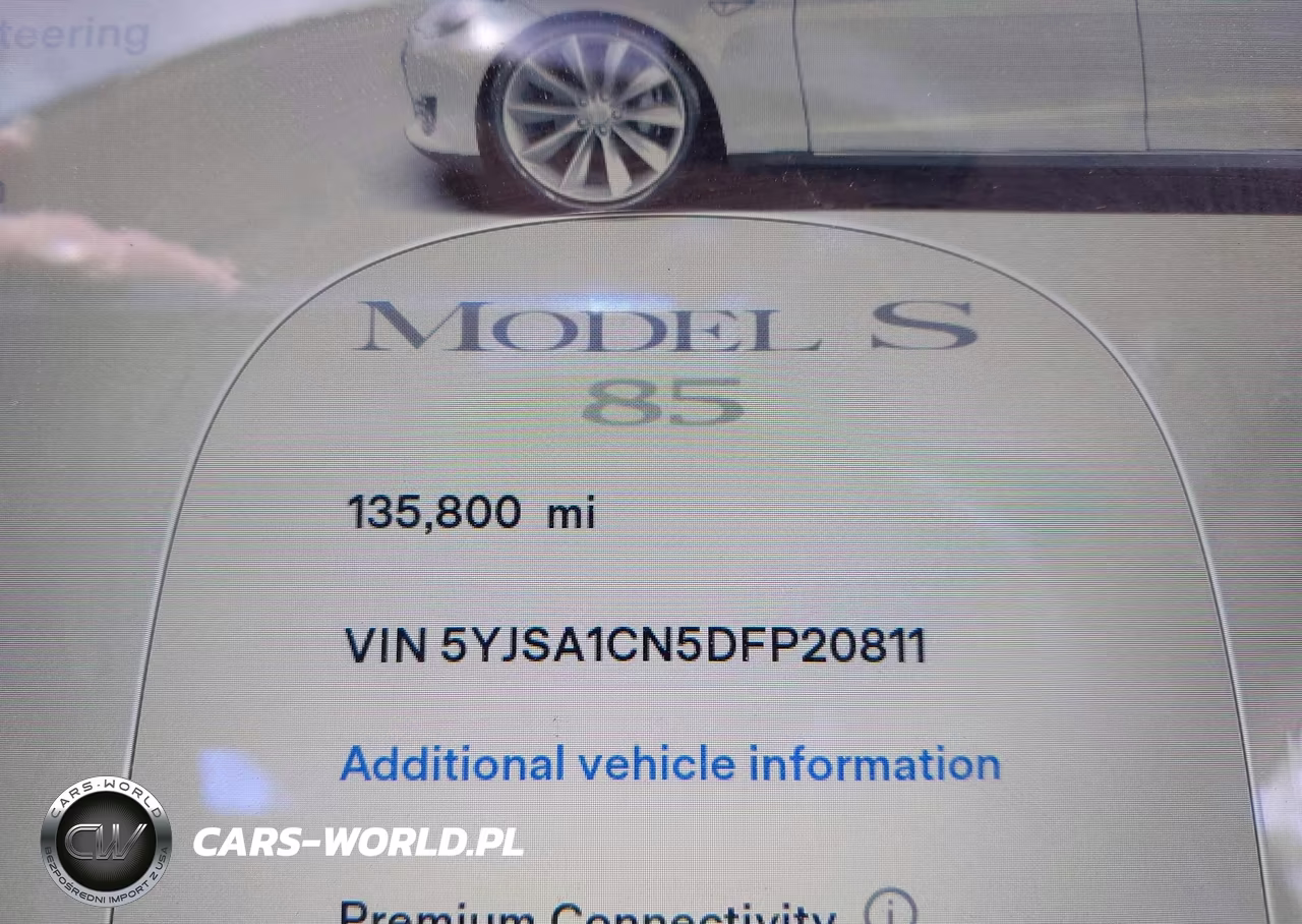 2013 Tesla Model S VIN:5YJSA1CN5DFP20811 - 7