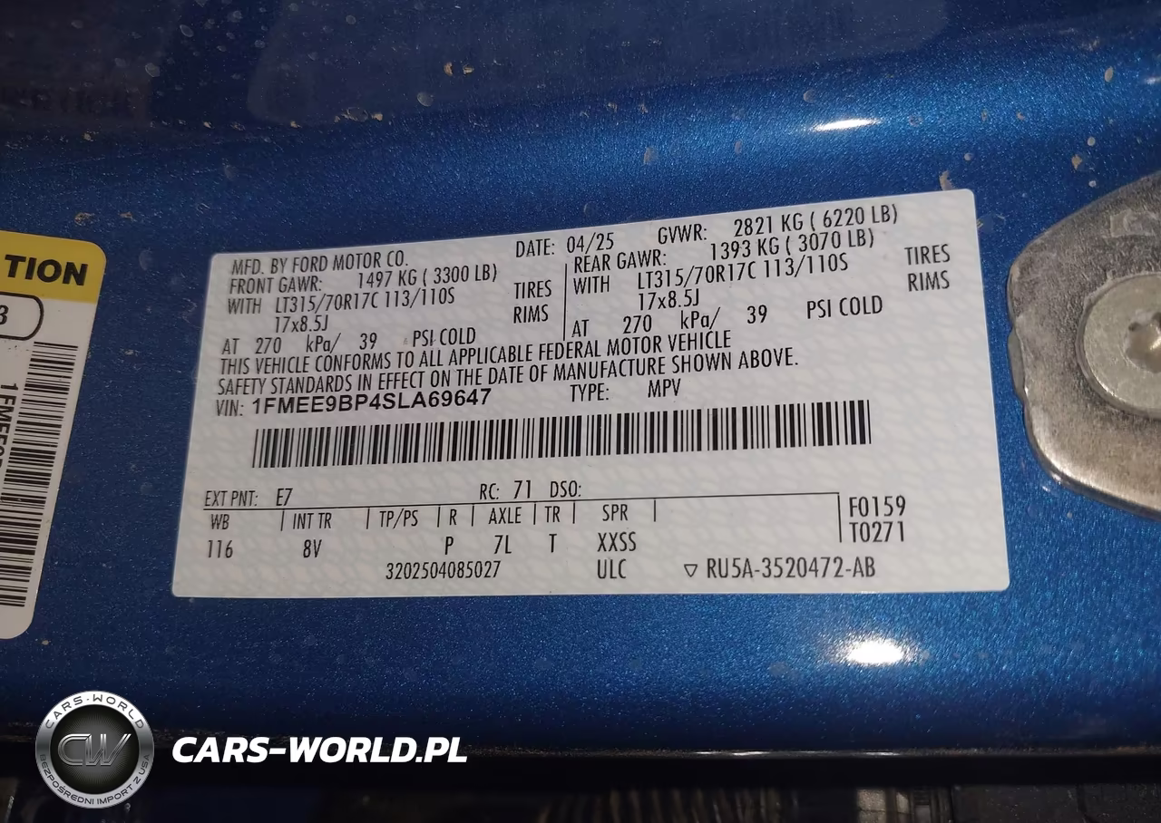 2025 Ford Bronco Badlands VIN:1FMEE9BP4SLA69647 - 9