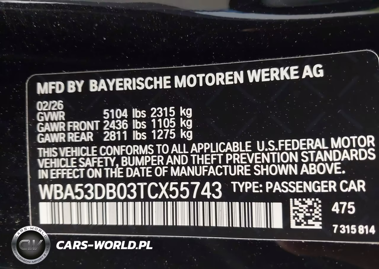 2026 BMW 430I xDrive VIN:WBA53DB03TCX55743 - 9