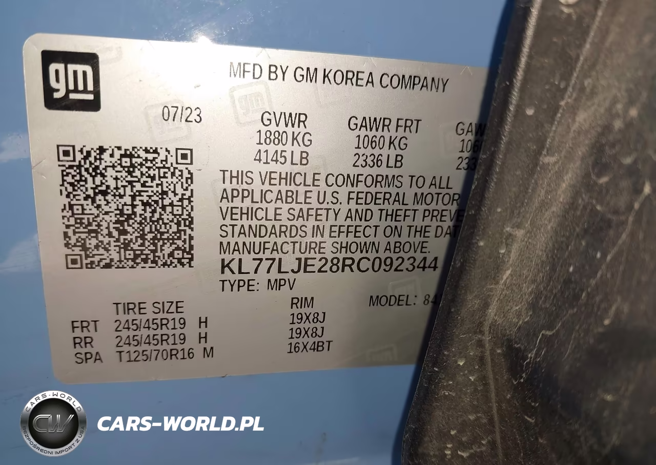 2024 Chevrolet Trax Fwd 2Rs VIN:KL77LJE28RC092344 - 9