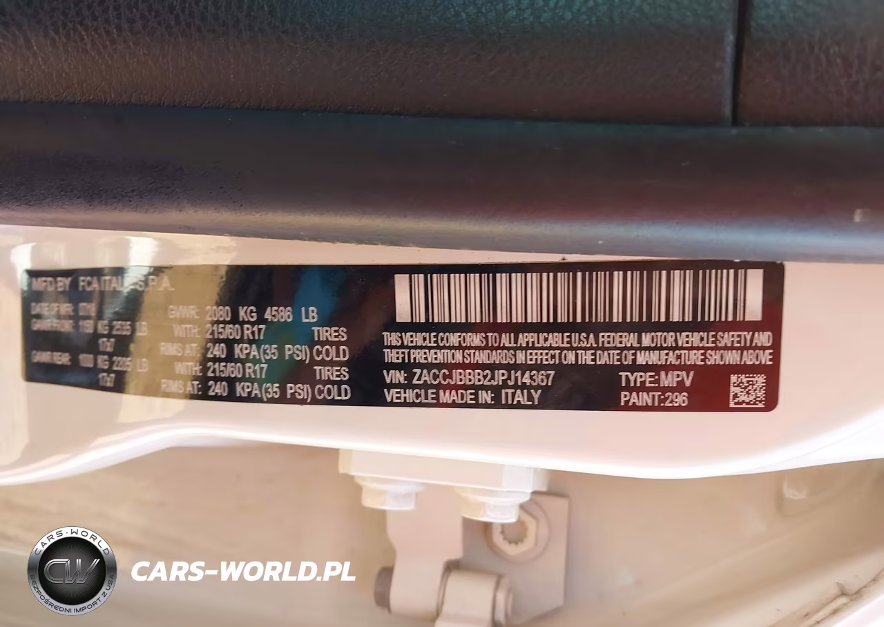 2018 Jeep Renegade Latitude 4X4 VIN:ZACCJBBB2JPJ14367 - 9