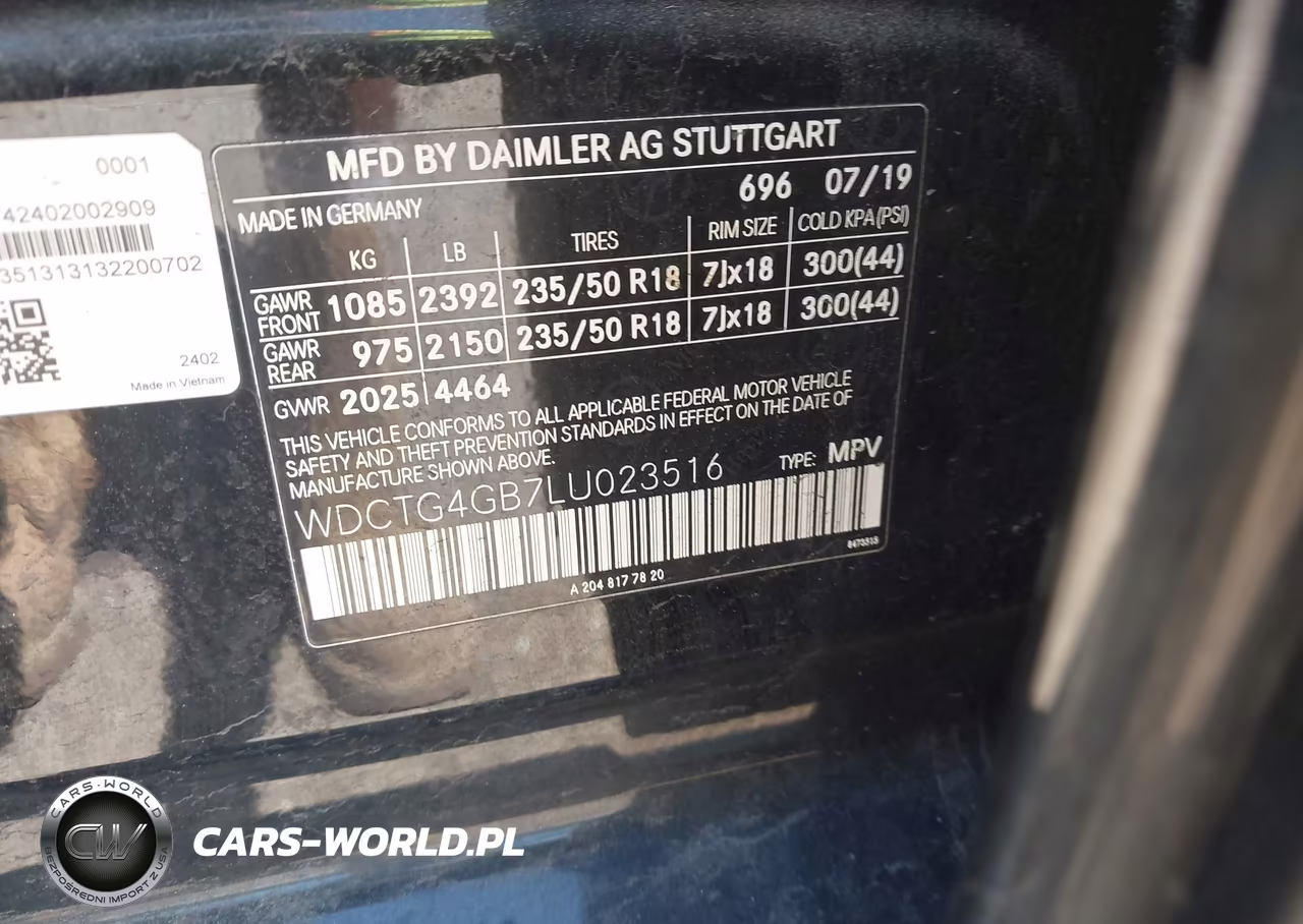 2020 Mercedes-Benz Gla 250 4Matic VIN:WDCTG4GB7LU023516 - 9