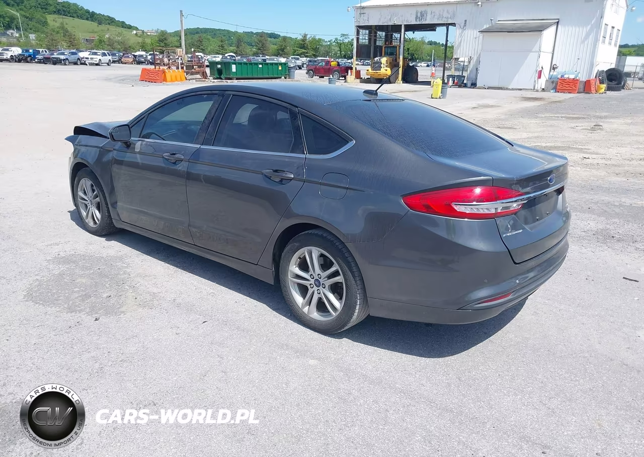 2018 Ford Fusion Se VIN:3FA6P0HD7JR187323 - 3