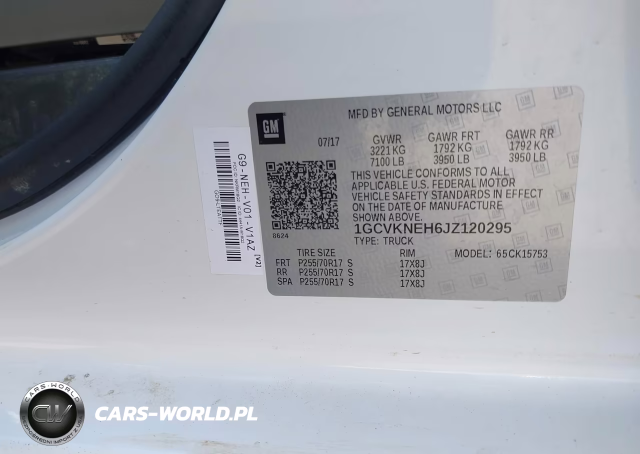 2018 Chevrolet Silverado 1500 Wt VIN:1GCVKNEH6JZ120295 - 9