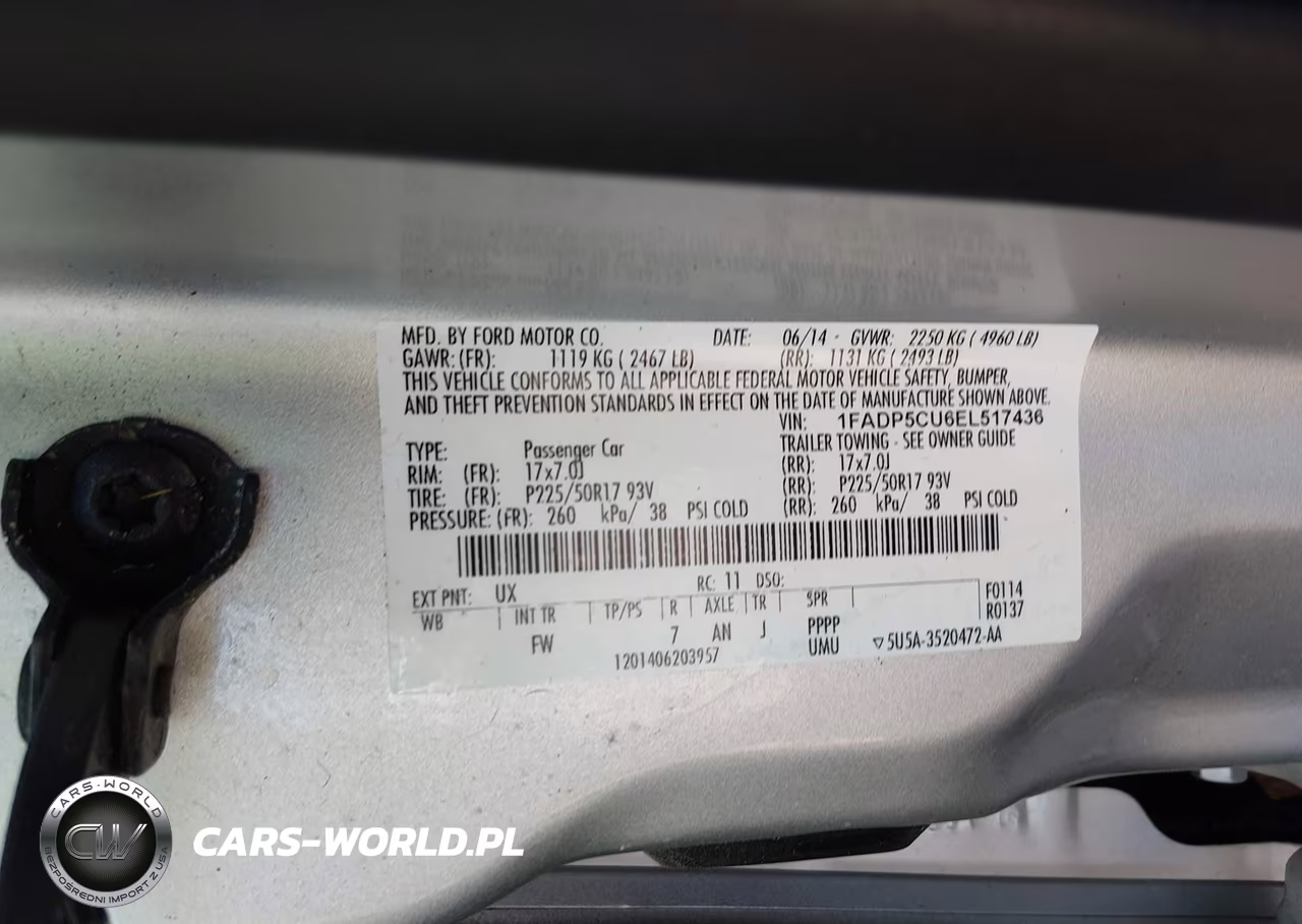 2014 Ford C-Max Energi Sel VIN:1FADP5CU6EL517436 - 9