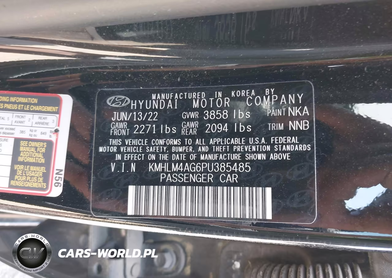 2023 Hyundai Elantra Sel VIN:KMHLM4AG6PU385485 - 9