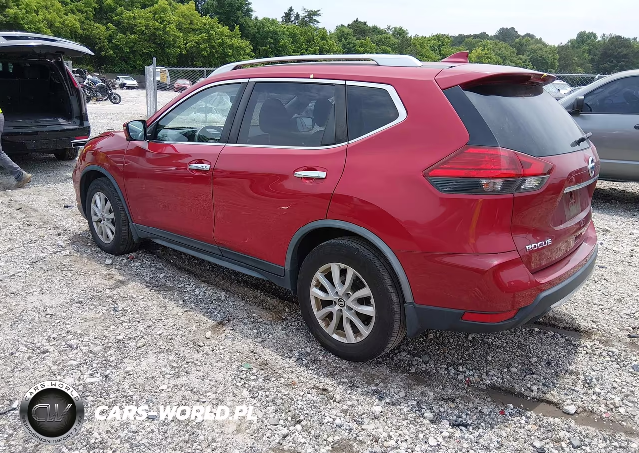 2017 Nissan Rogue Sv VIN:JN8AT2MT7HW407824 - 3
