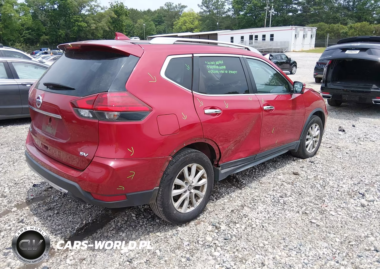 2017 Nissan Rogue Sv VIN:JN8AT2MT7HW407824 - 4