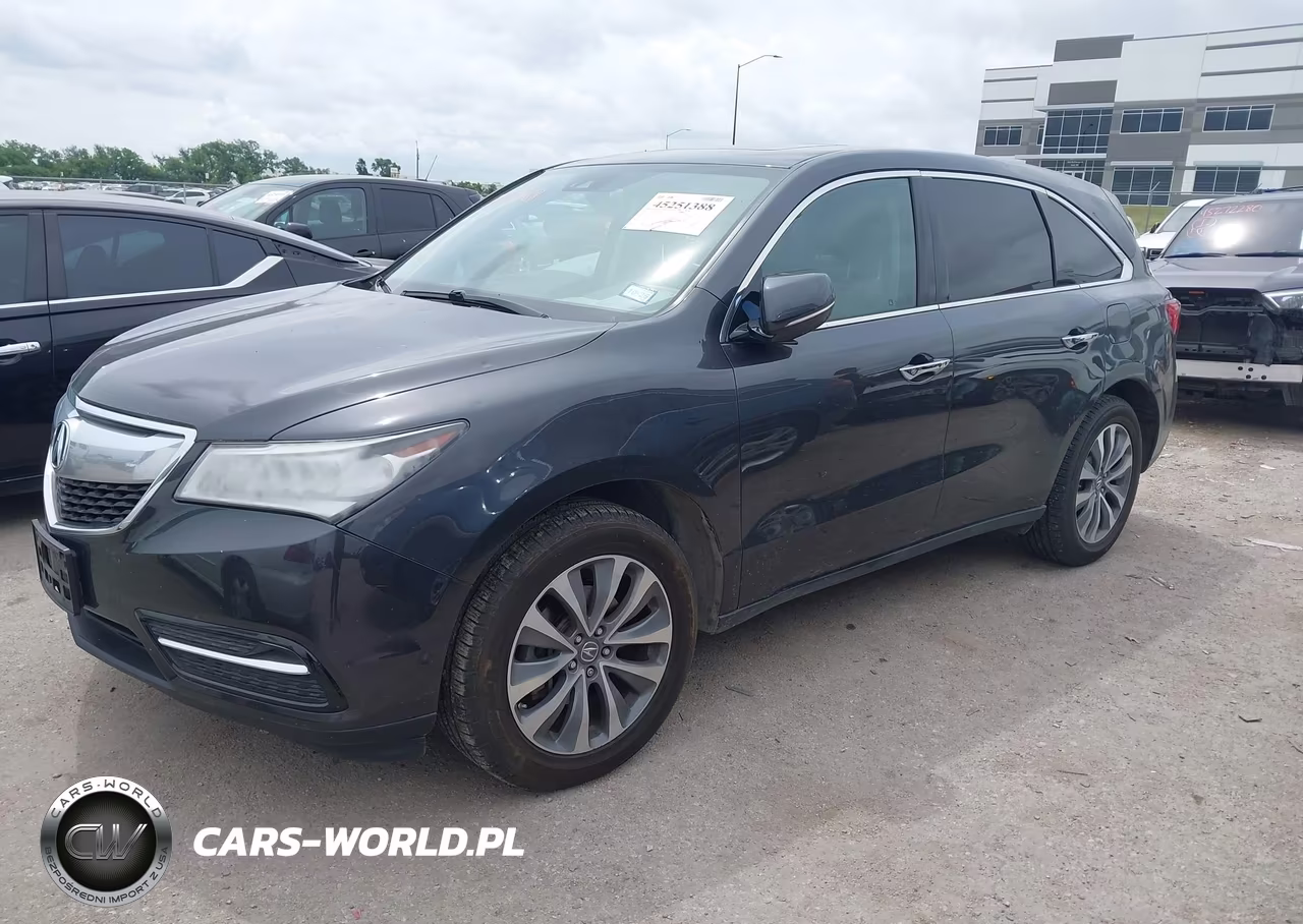 2016 Acura Mdx Technology Acurawatch Plus Packages-Technology Package VIN:5FRYD3H4XGB013011 - 2