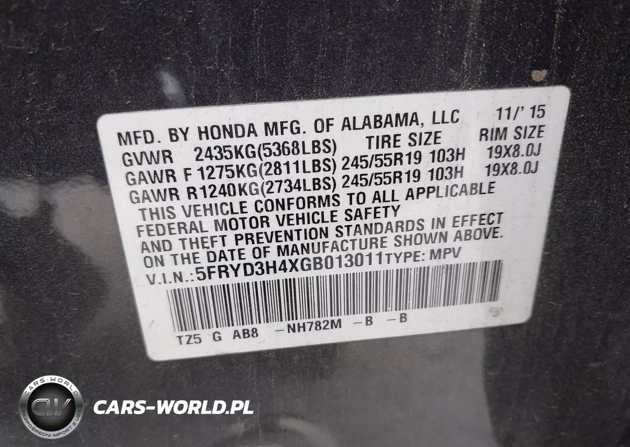 2016 Acura Mdx Technology Acurawatch Plus Packages-Technology Package VIN:5FRYD3H4XGB013011 - 9