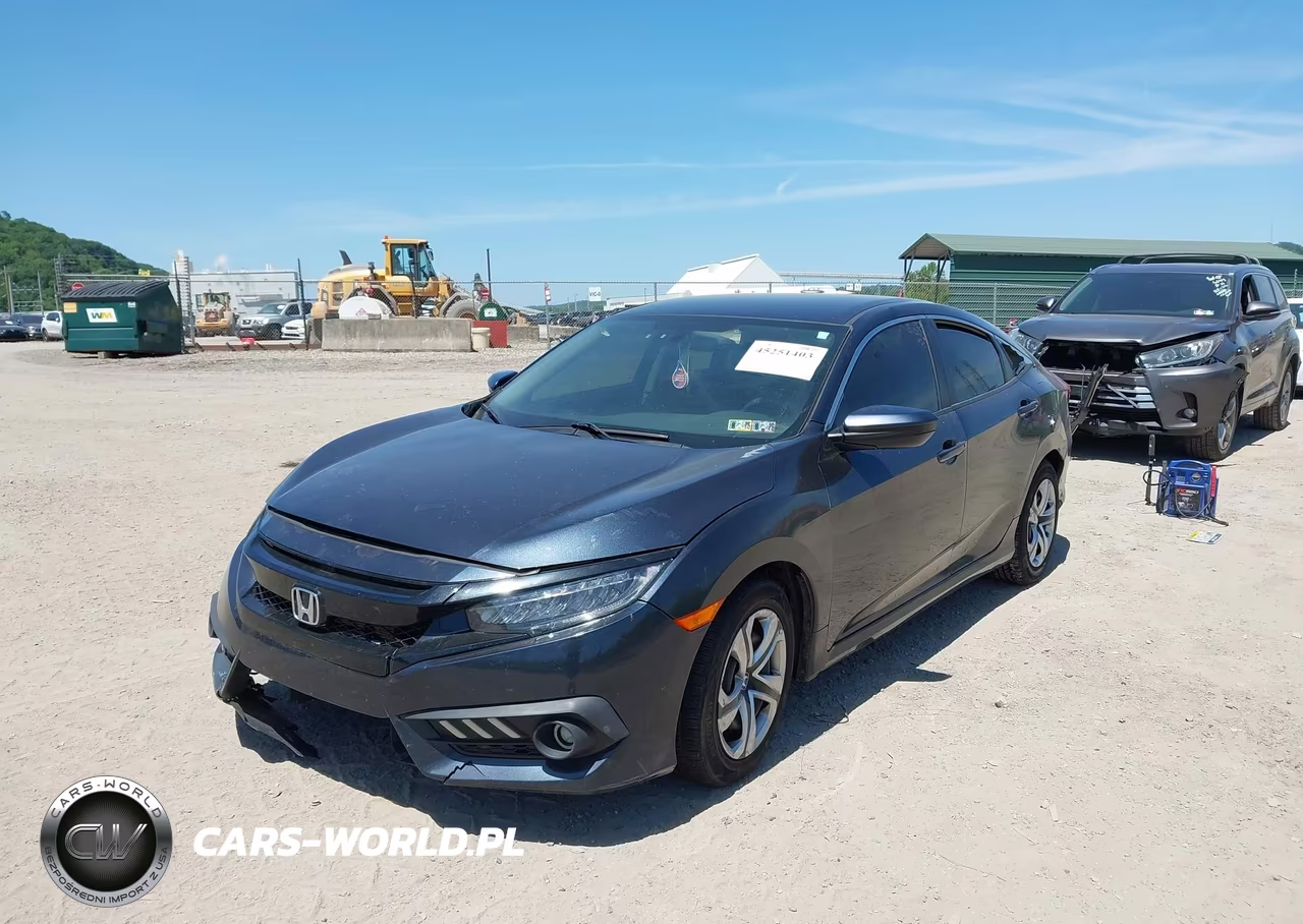 2016 Honda Civic Lx VIN:19XFC2F54GE225538 - 2