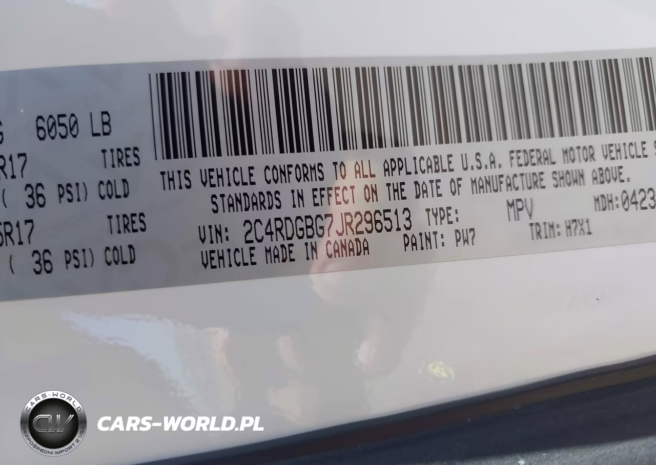 2018 Dodge Grand Caravan Se VIN:2C4RDGBG7JR296513 - 9
