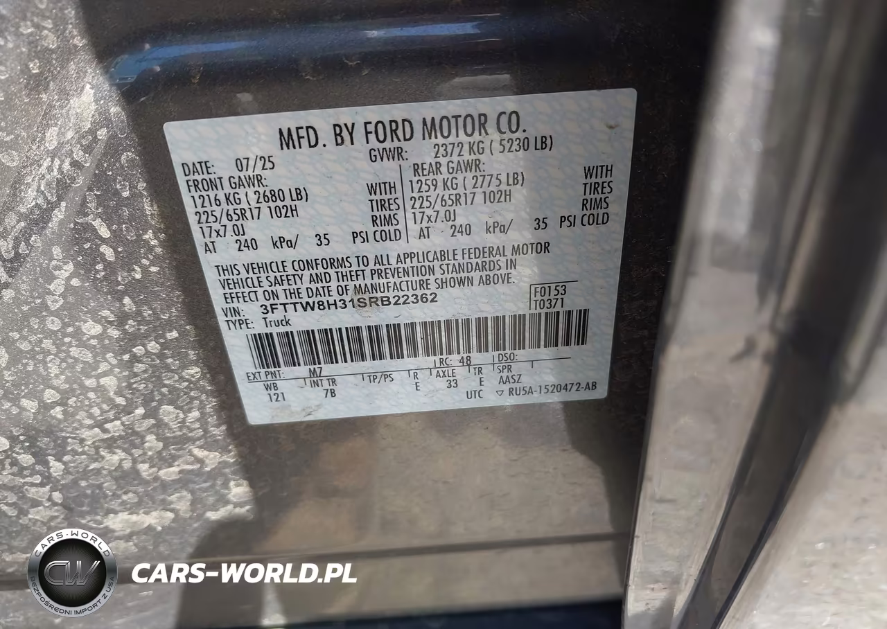 2025 Ford Maverick Xlt VIN:3FTTW8H31SRB22362 - 9