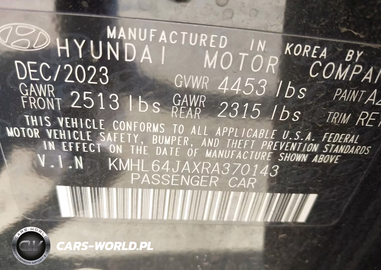 2024 Hyundai Sonata Sel VIN:KMHL64JAXRA370143 - 9