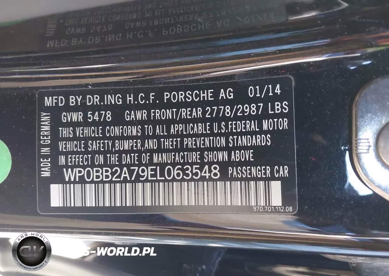 2014 Porsche Panamera 4S Executive VIN:WP0BB2A79EL063548 - 9