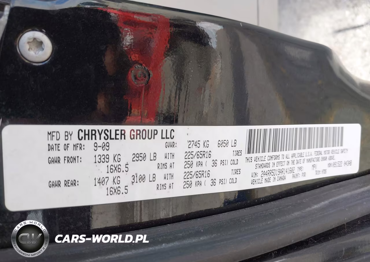 2010 Chrysler Town & Country Touring VIN:2A4RR5D19AR141602 - 9