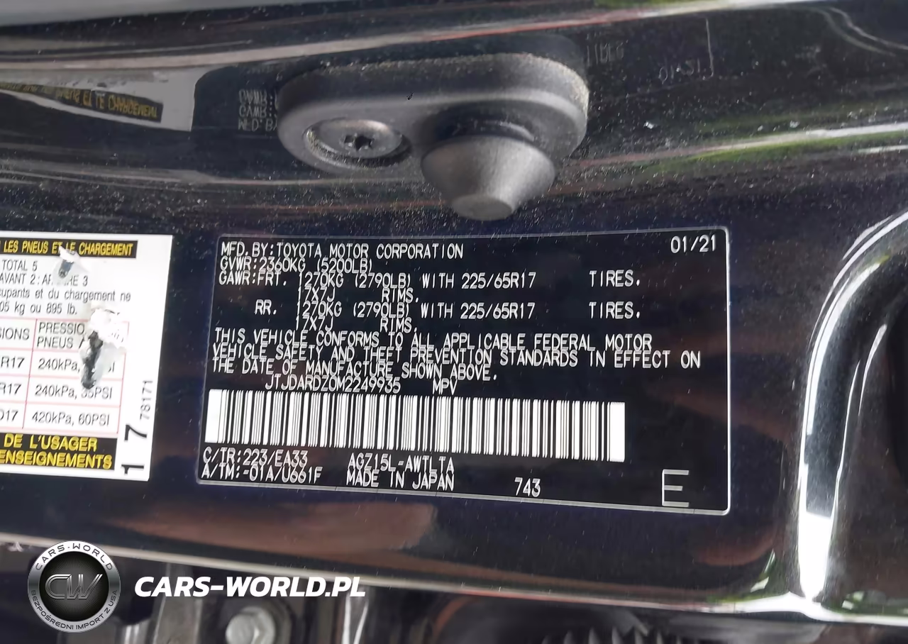 2021 Lexus Nx 300 VIN:JTJDARDZ0M2249935 - 9