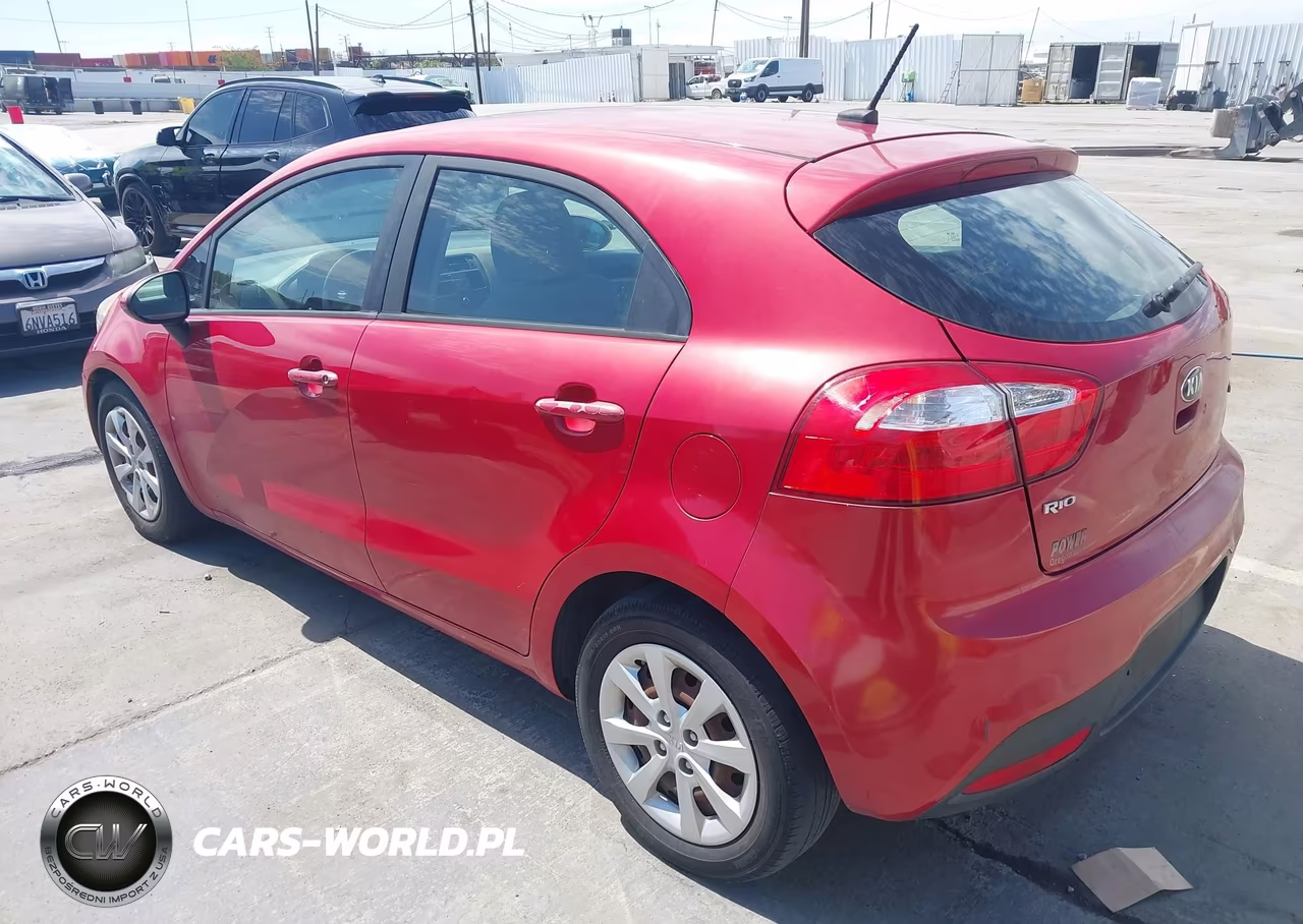 2014 Kia Rio Lx VIN:KNADM5A35E6410774 - 3