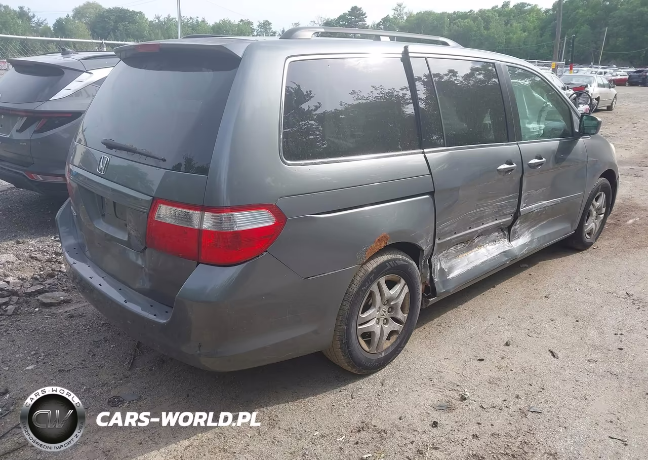 2007 Honda Odyssey Ex-L VIN:5FNRL38637B440816 - 4