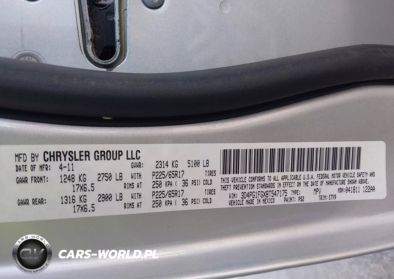 2011 Dodge Journey Mainstreet VIN:3D4PG1FGXBT547175 - 9