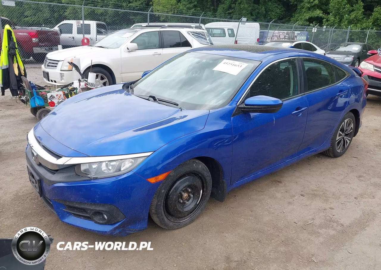 2016 Honda Civic Ex-T VIN:2HGFC1F38GH657760 - 2