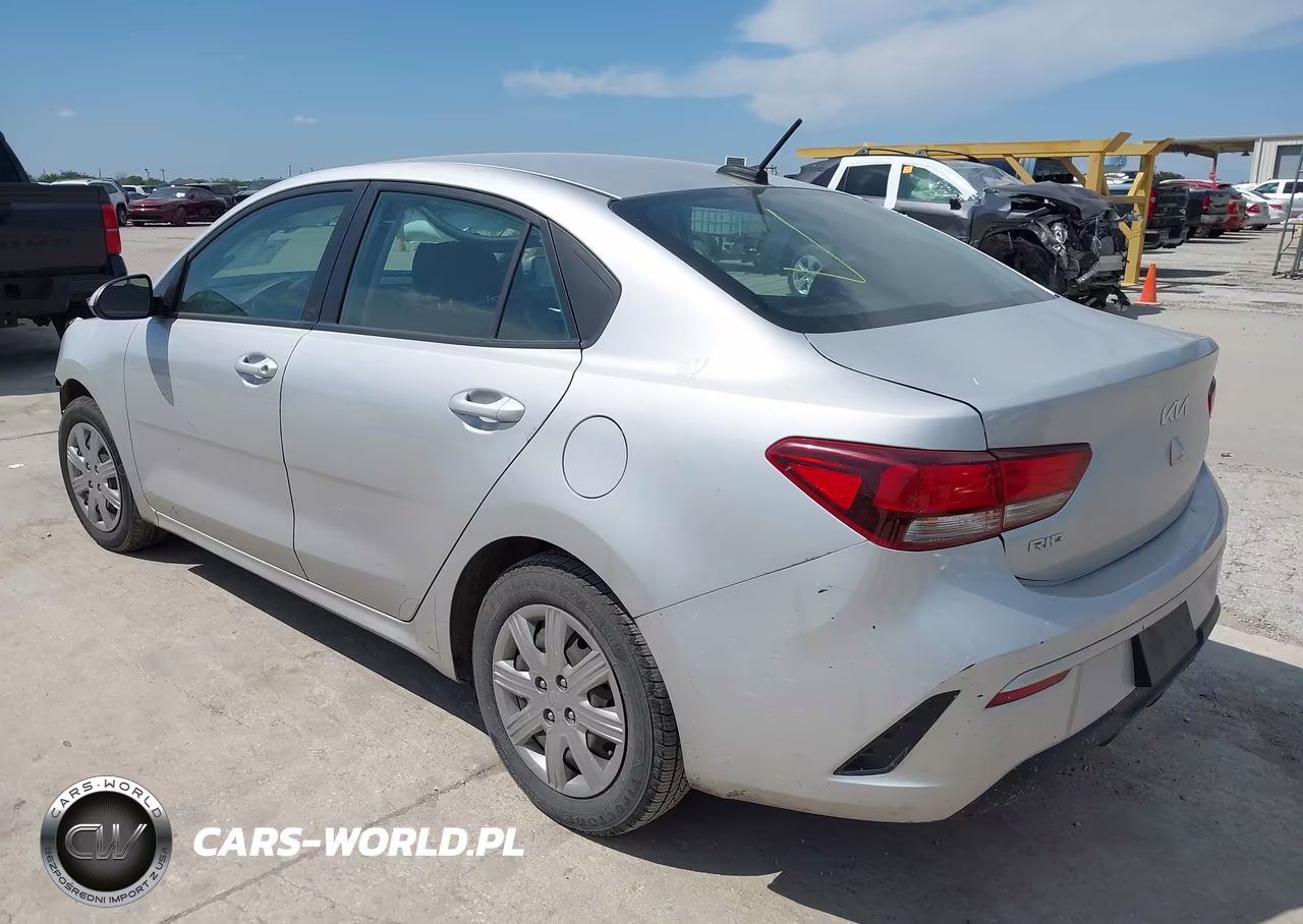2022 Kia Rio Lx VIN:3KPA24AD8NE465941 - 3