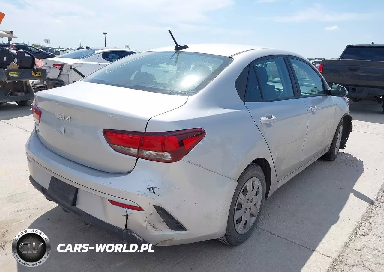 2022 Kia Rio Lx VIN:3KPA24AD8NE465941 - 4