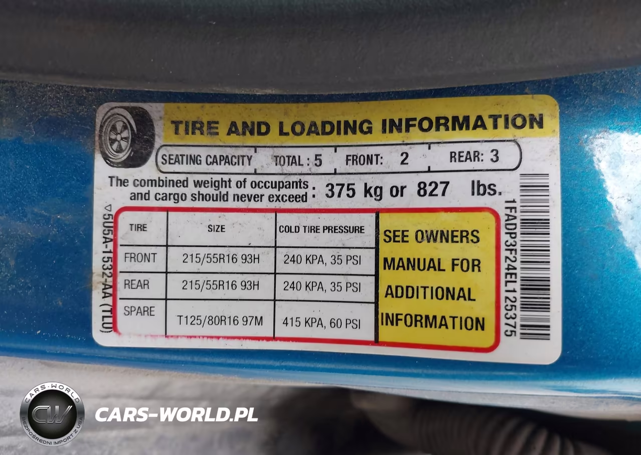 2014 Ford Focus Se VIN:1FADP3F24EL125375 - 9