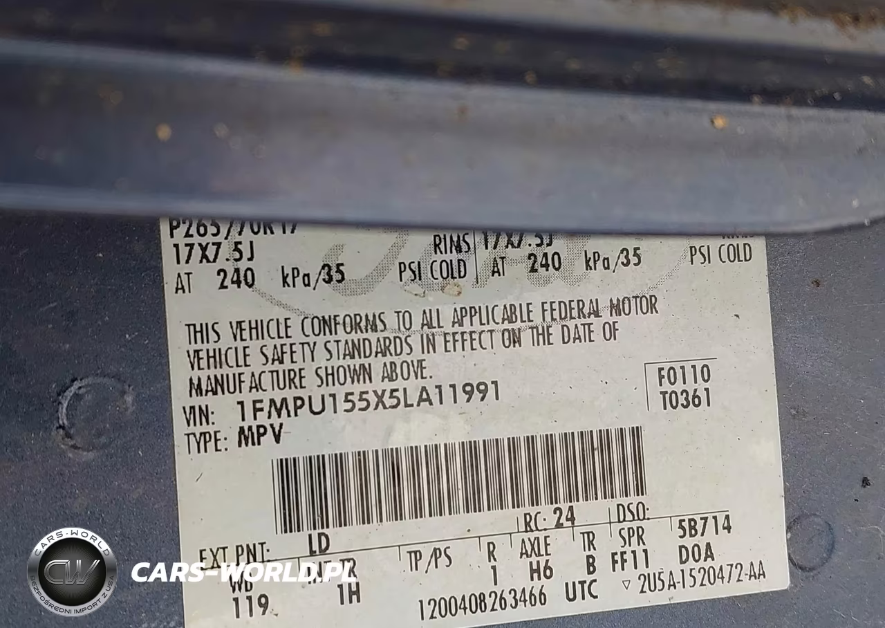 2005 Ford Expedition Xlt VIN:1FMPU155X5LA11991 - 9