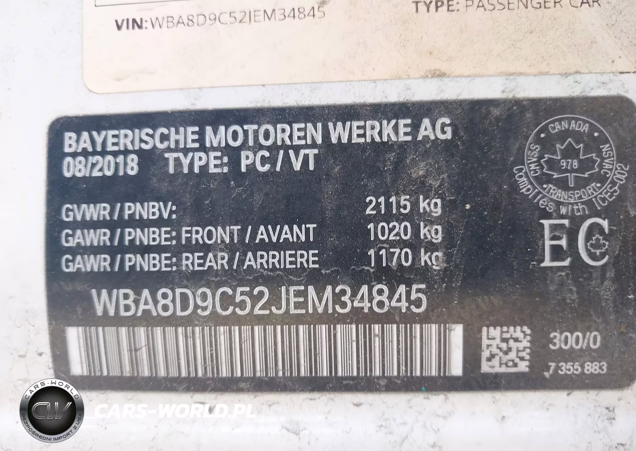 2018 BMW 330I xDrive VIN:WBA8D9C52JEM34845 - 9