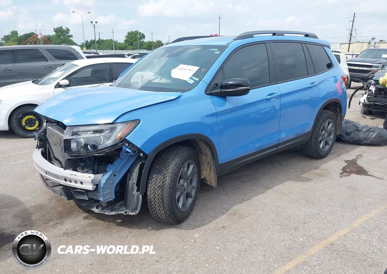 2024 Honda Passport Awd Trailsport VIN:5FNYF8H64RB018301 - 2